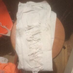 American eagle super stretch size 6 distressed jeans